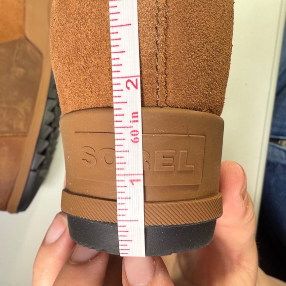 Sorel Women's Waterproof Suede Leather Ankle Boots Brown Size 10.5 - Picture 11 of 11